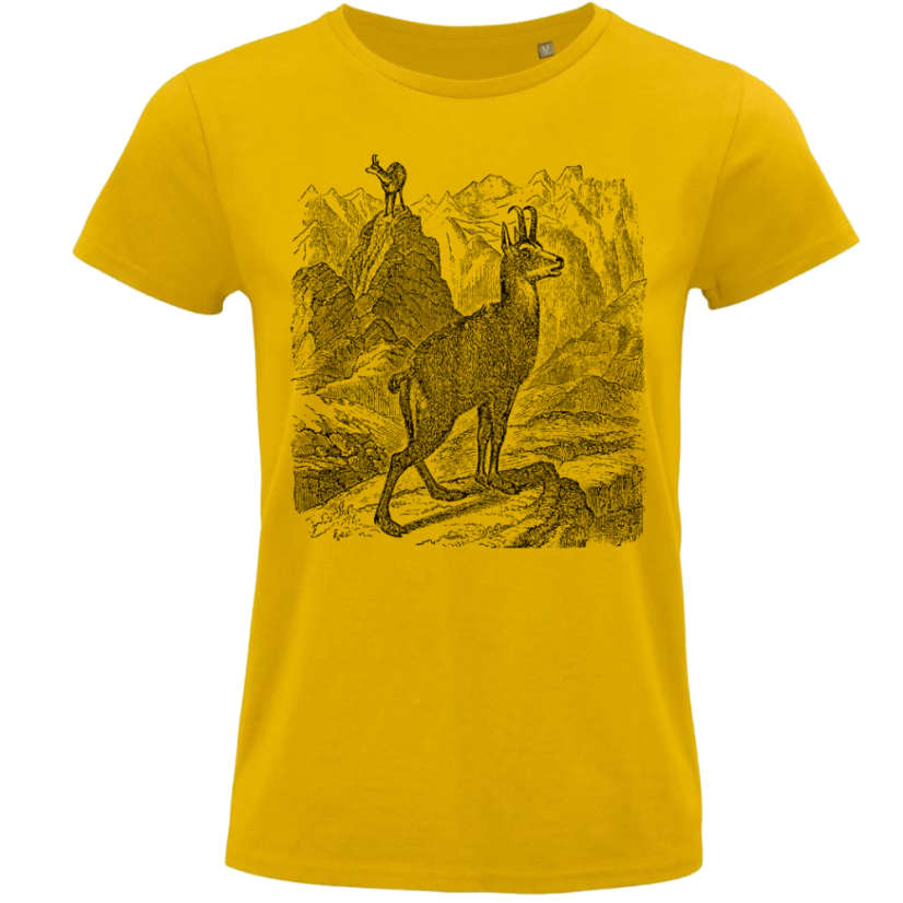 Dámske BIO tričko Kamzíky na horách