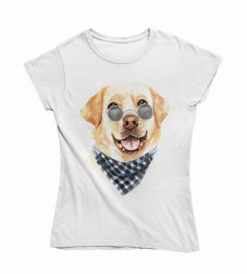 Dámske tričko labrador zábavne