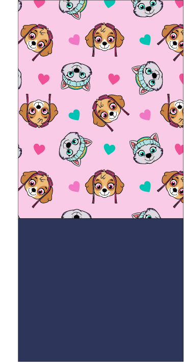 Dětský zimní nákrčník Paw Patrol – modrý (Skye & Everest)