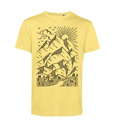 Pánske BIO tričko Skica hôr