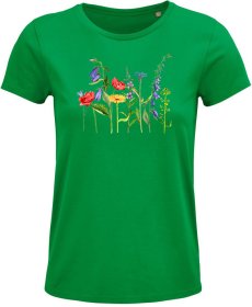 Dámske Bio tričko kvetový raj čierne