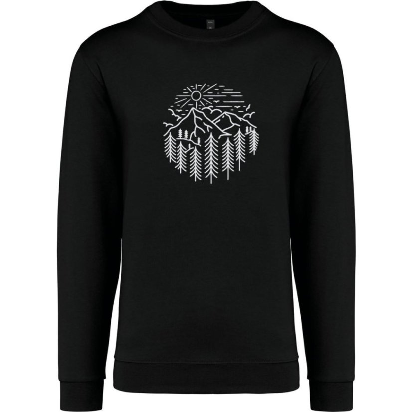 Mikina Príroda v kruhu skica