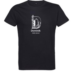 Pánske tričko Iniciál plus vlastné meno