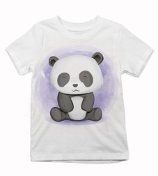 Detské tričko sediaca panda
