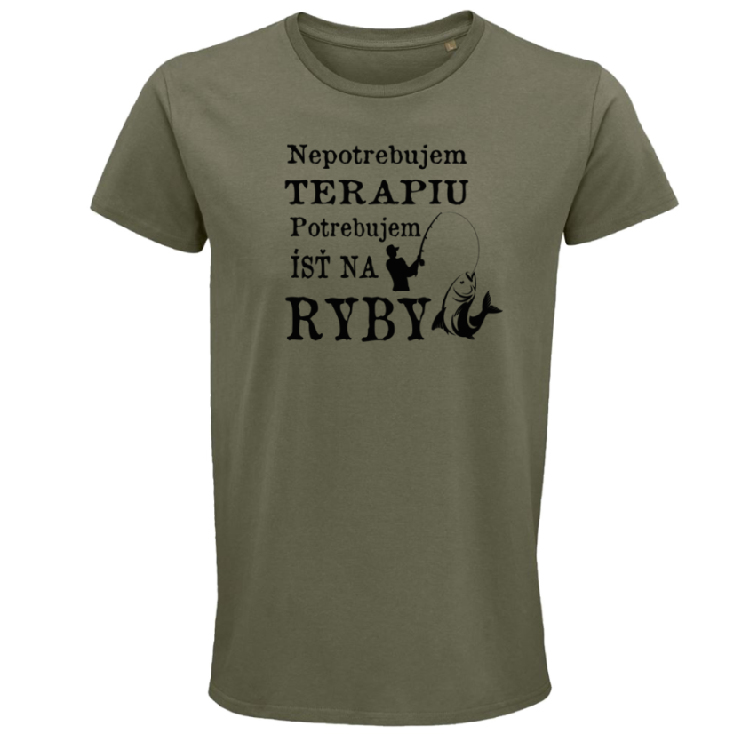 Pánske tričko potrebujem ísť na ryby
