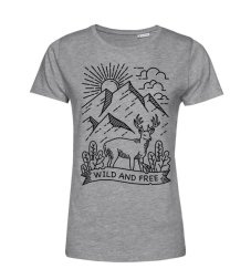 Dámske BIO tričko Wild and free