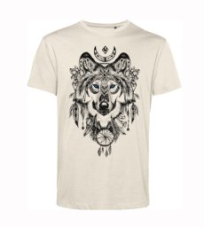 Pánske  tričko  vlk Aztécke vzory