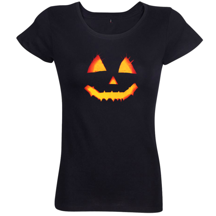 Dámske BIO tričko Halloween tekvica