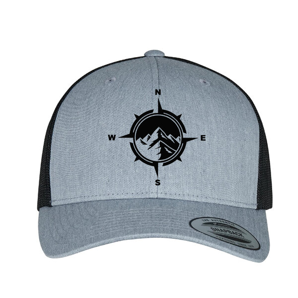 Šiltovka Kompas, sivý melír