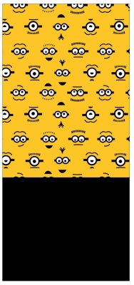 MINIONS - Detský zateplený nákrčník Mimoni – žltý