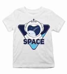Detské tričko space