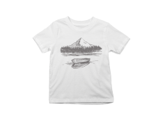 Detské tričko čln na vode