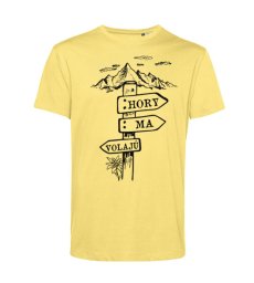 Pánske BIO tričko hory ma volajú ceduľka