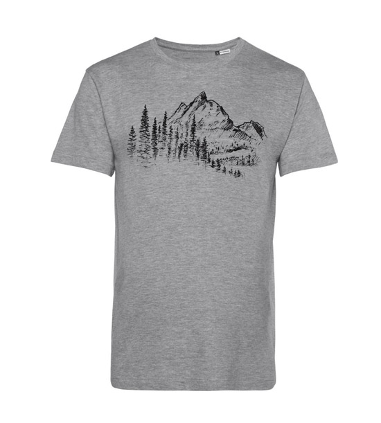 Pánske BIO tričko les a hora