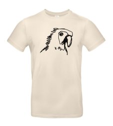 Pánske tričko Papagaj skica