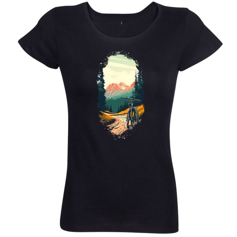 Dámske tričko Pedálmi k slobode