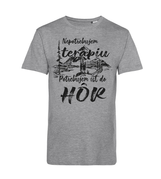 Pánske BIO tričko potrebujem isť do hôr