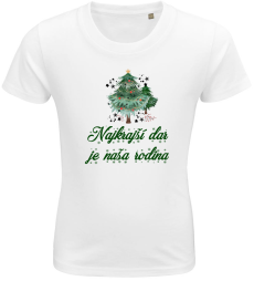 Detské tričko  najkrajší dar je naša rodina