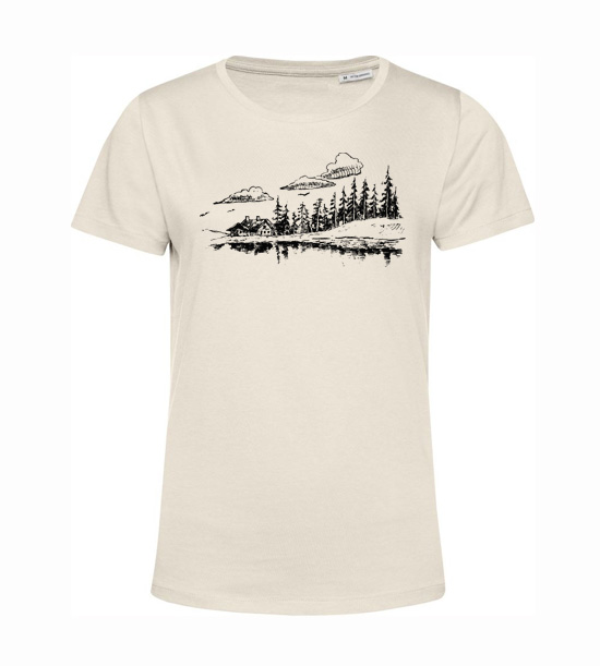 Dámske BIO tričko horská chata