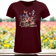 Dámske Bio tričko Motýle a kvety