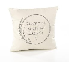 Vankúš Ďakujem ti, za všetko