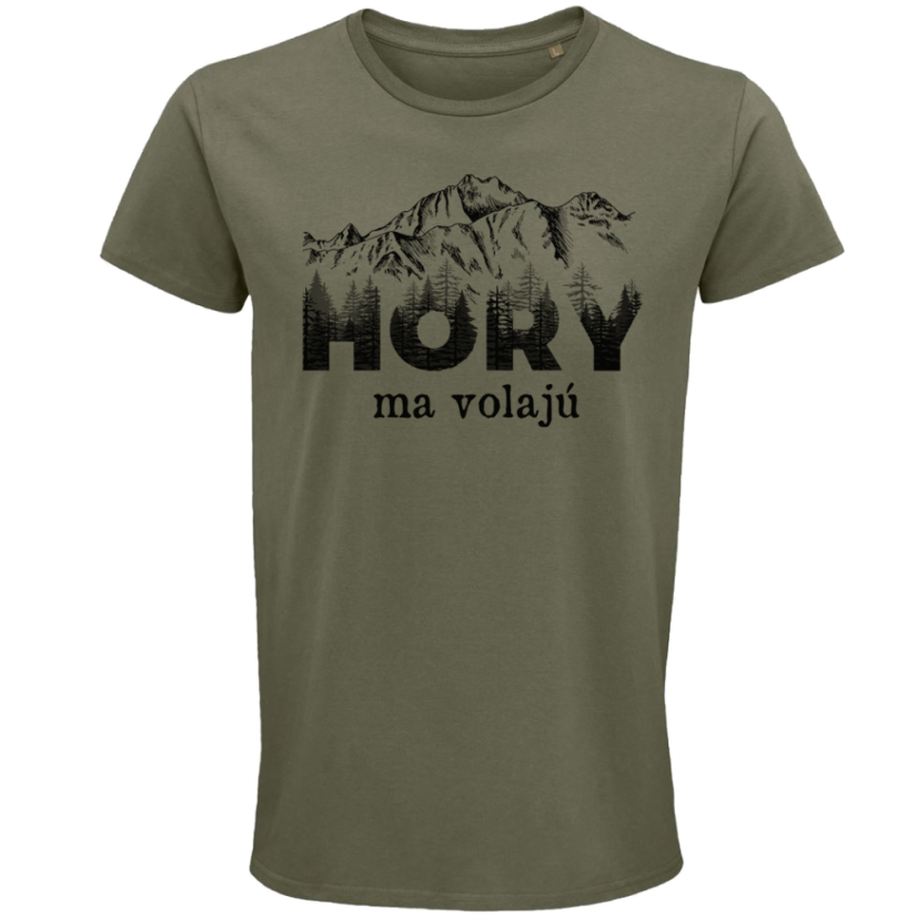Pánske BIO tričko HORY ma volajú stromové písmo
