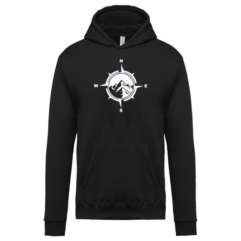 Pánska mikina s kapucňou Kompas