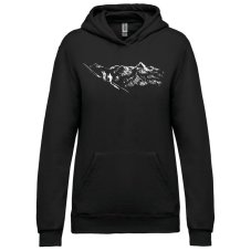 Dámska mikina s kapucňou Turistika