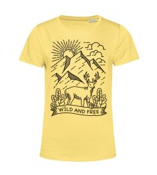 Dámske BIO tričko Wild and free