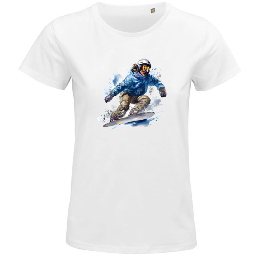 Dámske tričko Snowboard