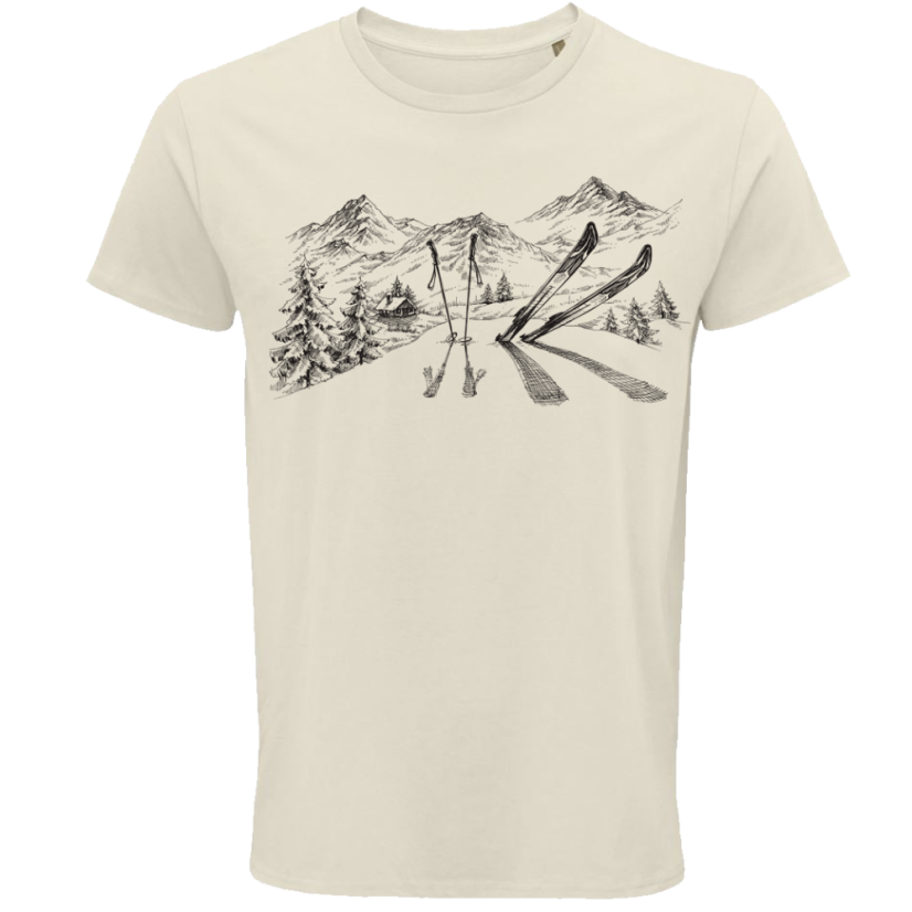 Pánske BIO tričko Skialp a hory