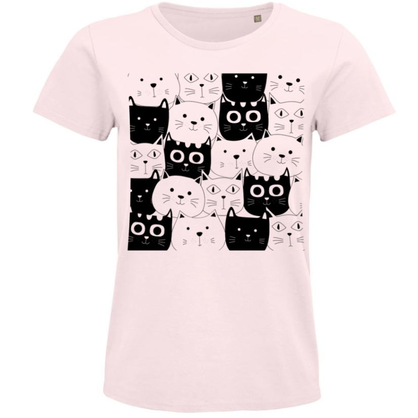 Dámske BIO tričko Vtipné mačky
