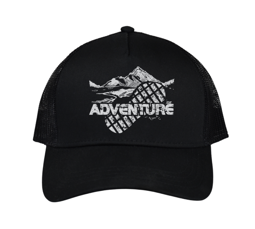 Šiltovka Adventure - Veľkosť: Universal, Farby: Čierna