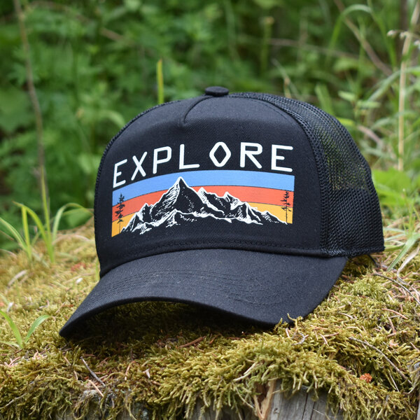 Šiltovka EXPLORE, čierna