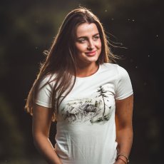 Dámske  tričko zelený strom