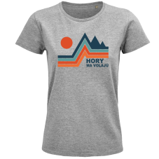 Dámske tričko Retro hory ma volajú