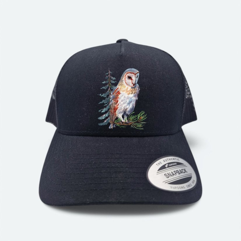 Šiltovka Sova, čierna