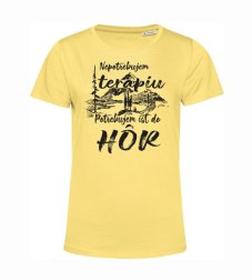 Dámske BIO  tričko potrebujem isť do hôr