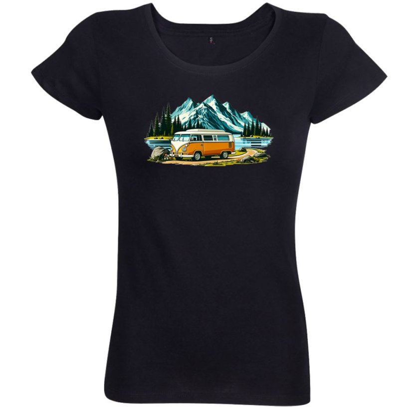 Dámské tričko Retro karavan