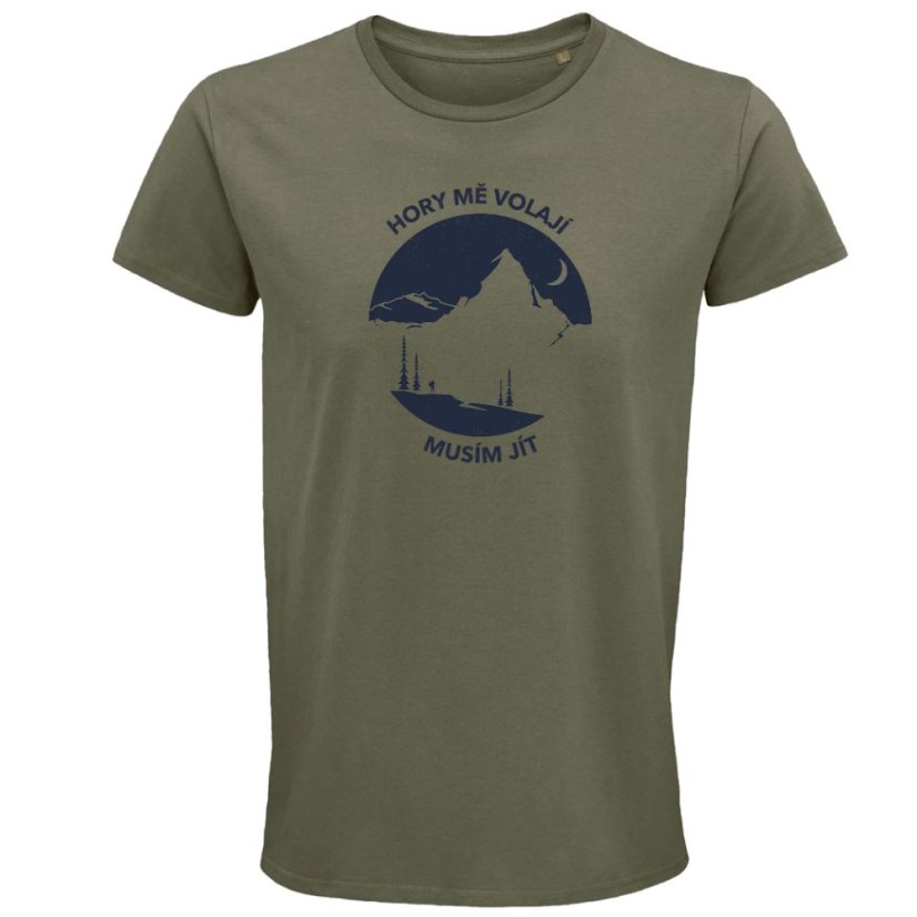 Pánské tričko Hory mě volají Kruh