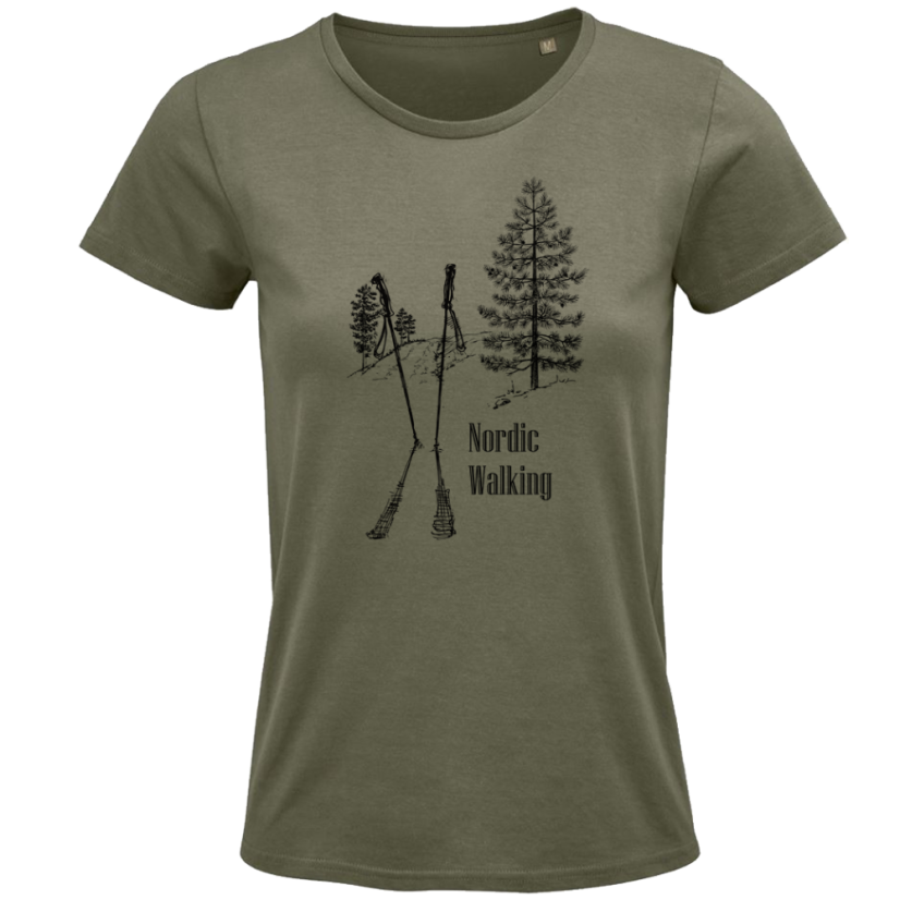 Dámske BIO tričko Nordic walking