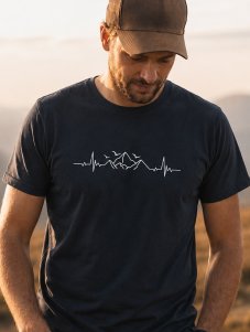 Pánské tričko EKG příroda