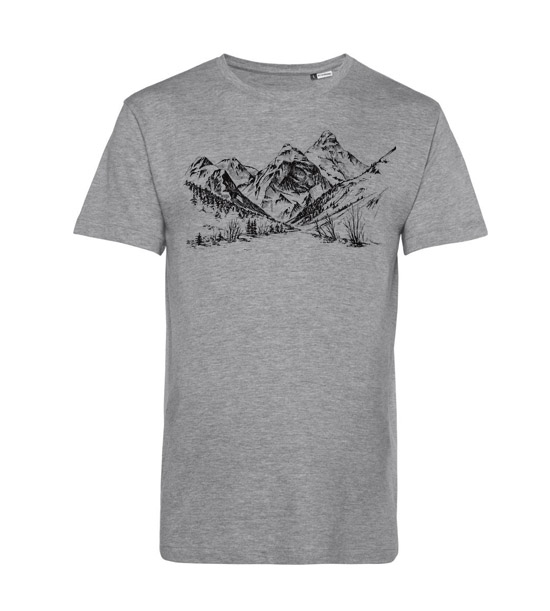 Pánske BIO tričko cesta do hôr