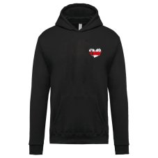 Pánska mikina s kapucňou Turistická značka Srdiečko