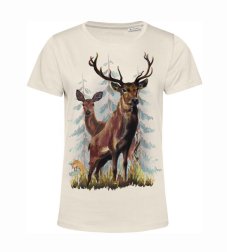 Dámske BIO tričko hrdý jeleň