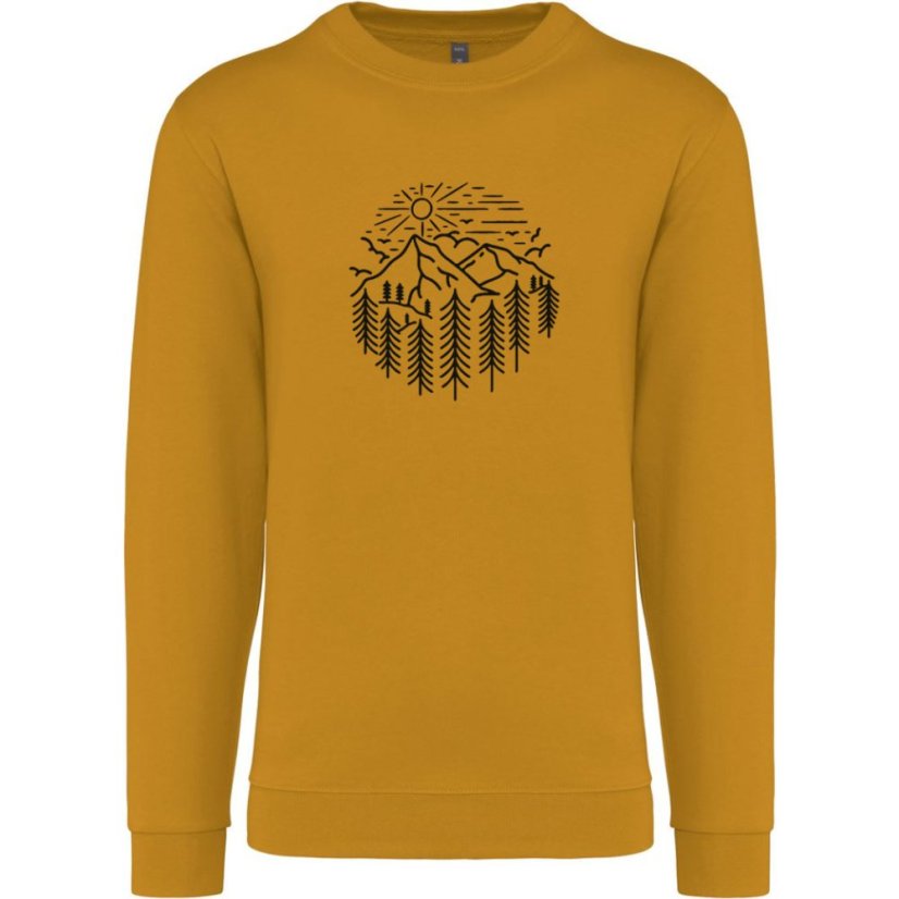 Mikina Príroda v kruhu skica