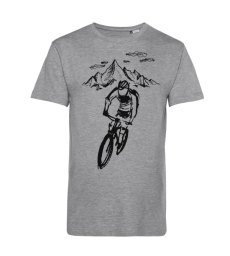 Pánské tričko Cyklistika v horách