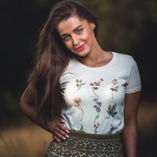 Dámske BIO tričko Kvety v prírode