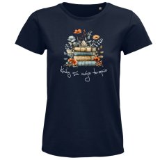 Dámske tričko Knihy sú moja terapia