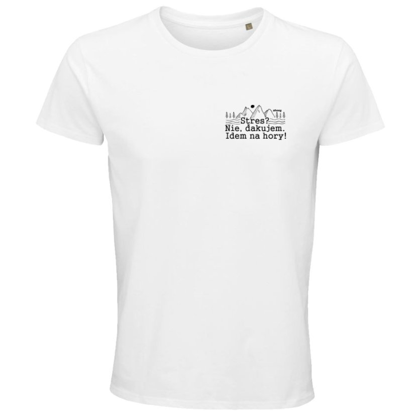 Pánske tričko Stres? Nie. Idem na hory !